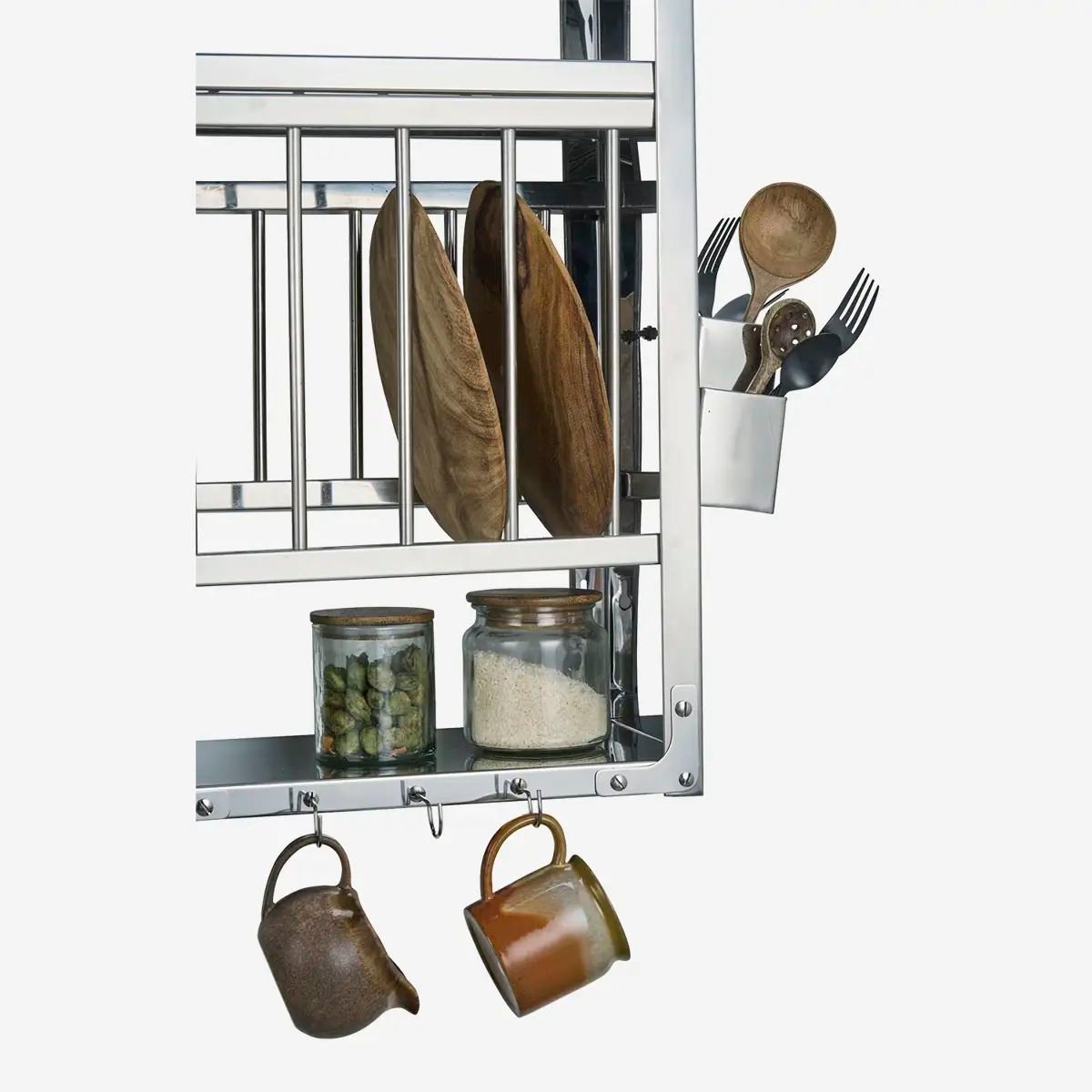 Stainless steel wall shelf/ plate rack