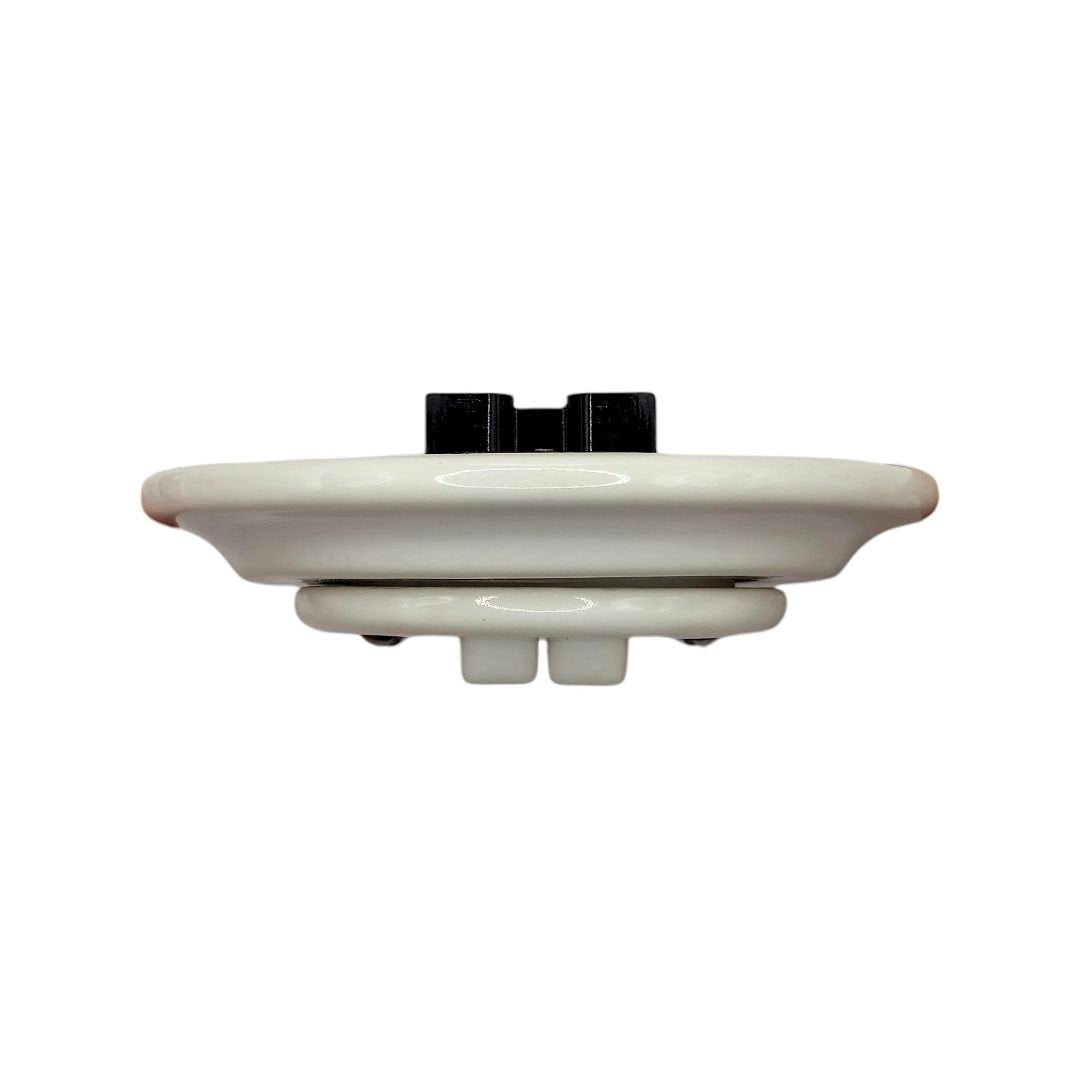 Strömbrytare i porslin- Vit