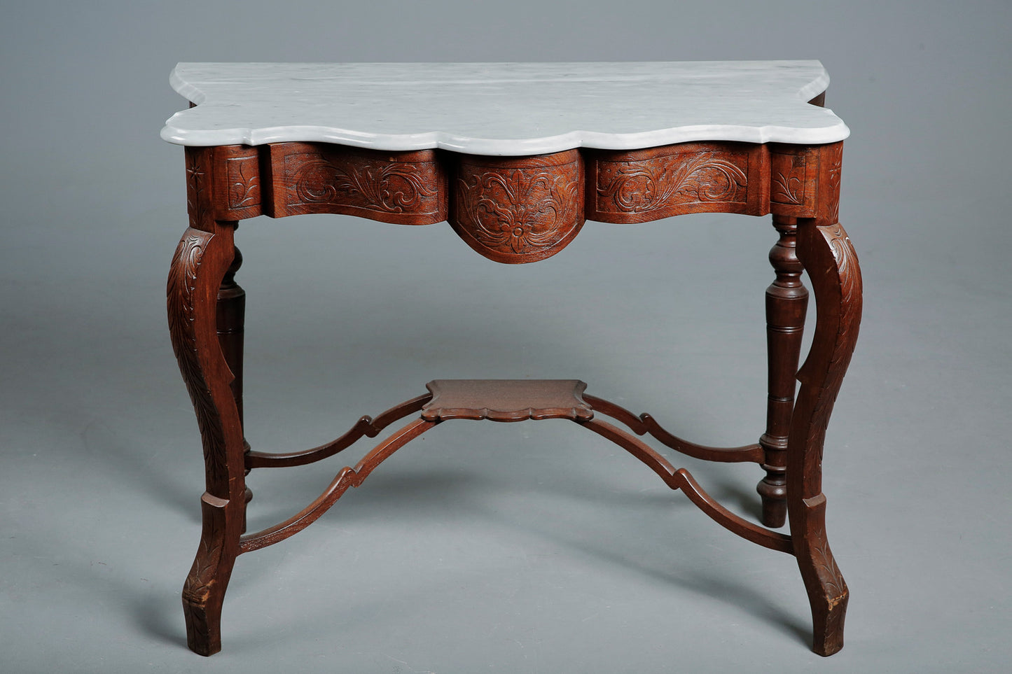 Vintage Console Table with Marble top