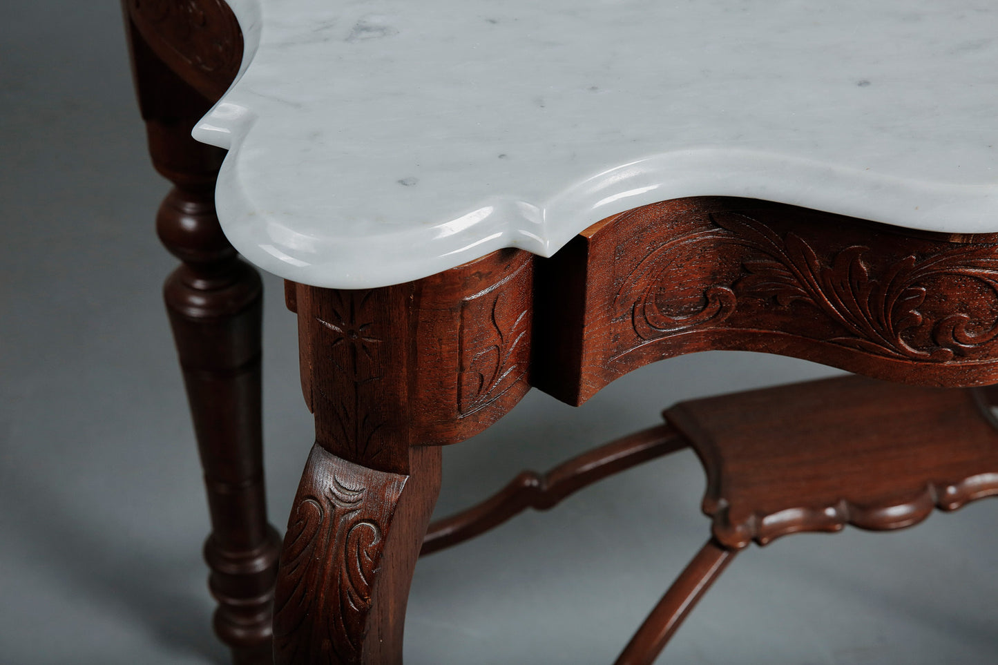 Vintage Console Table with Marble top