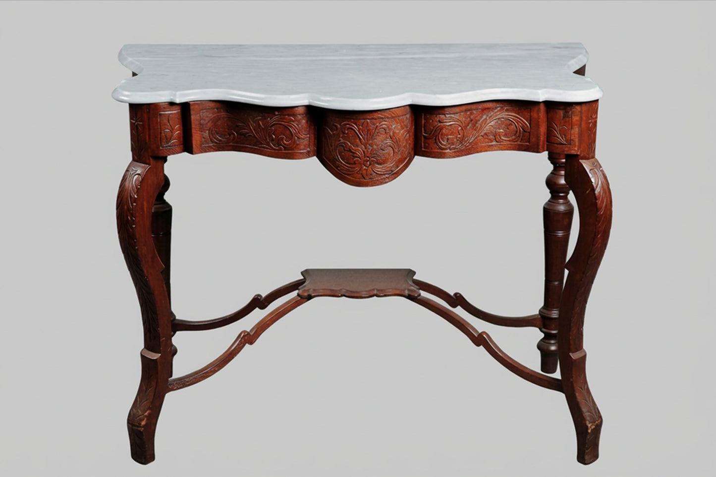 Vintage Console Table with Marble top