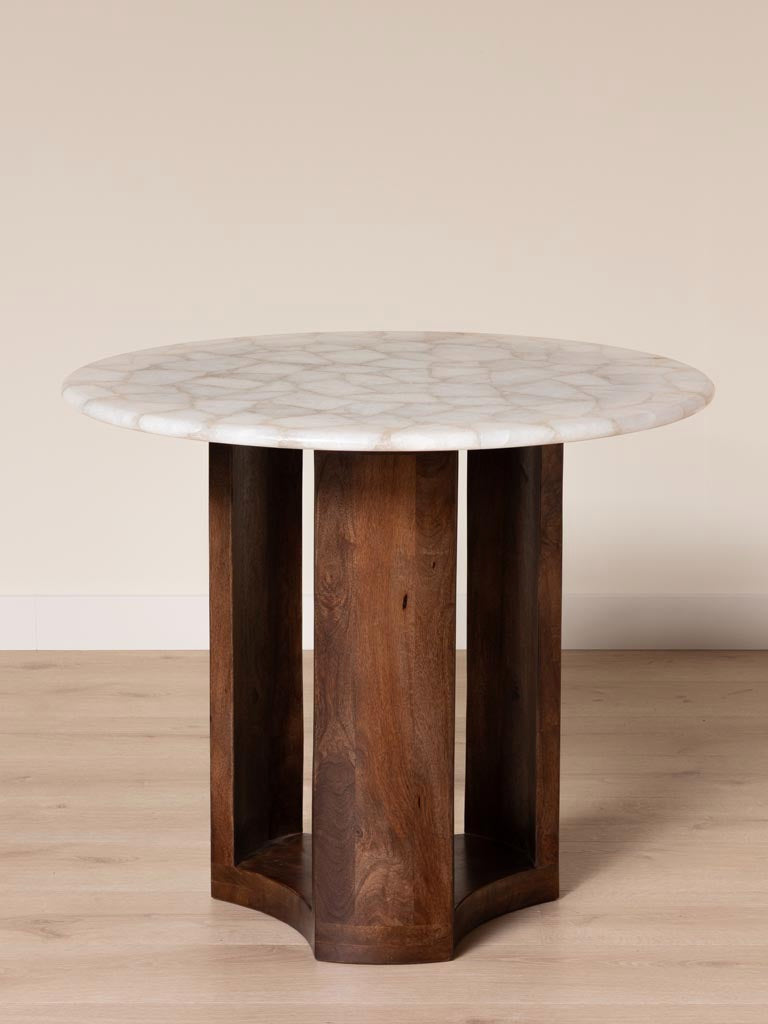 Round dining table Marble