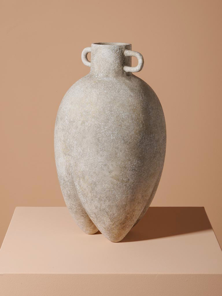 Vase with handles