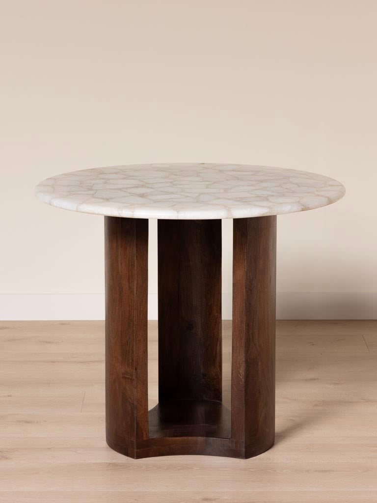 Round dining table Marble
