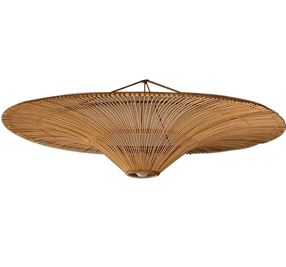 Rattan saturn lamp D180cm atmospheredailleurs