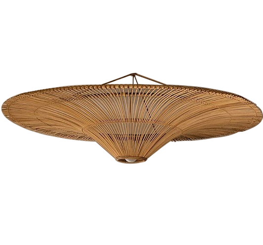 Rattan saturn lamp D180cm atmospheredailleurs